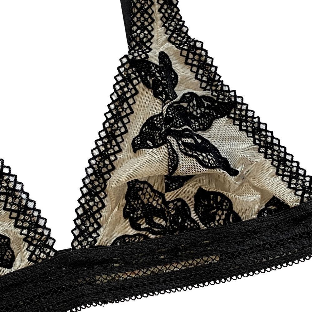 Free People Intimately Alia Black Lace Bralette Sz S NWT - Picture 7 of 15